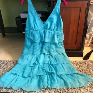 NWT J Crew Zadie Silk Tiered Cocktail Dress